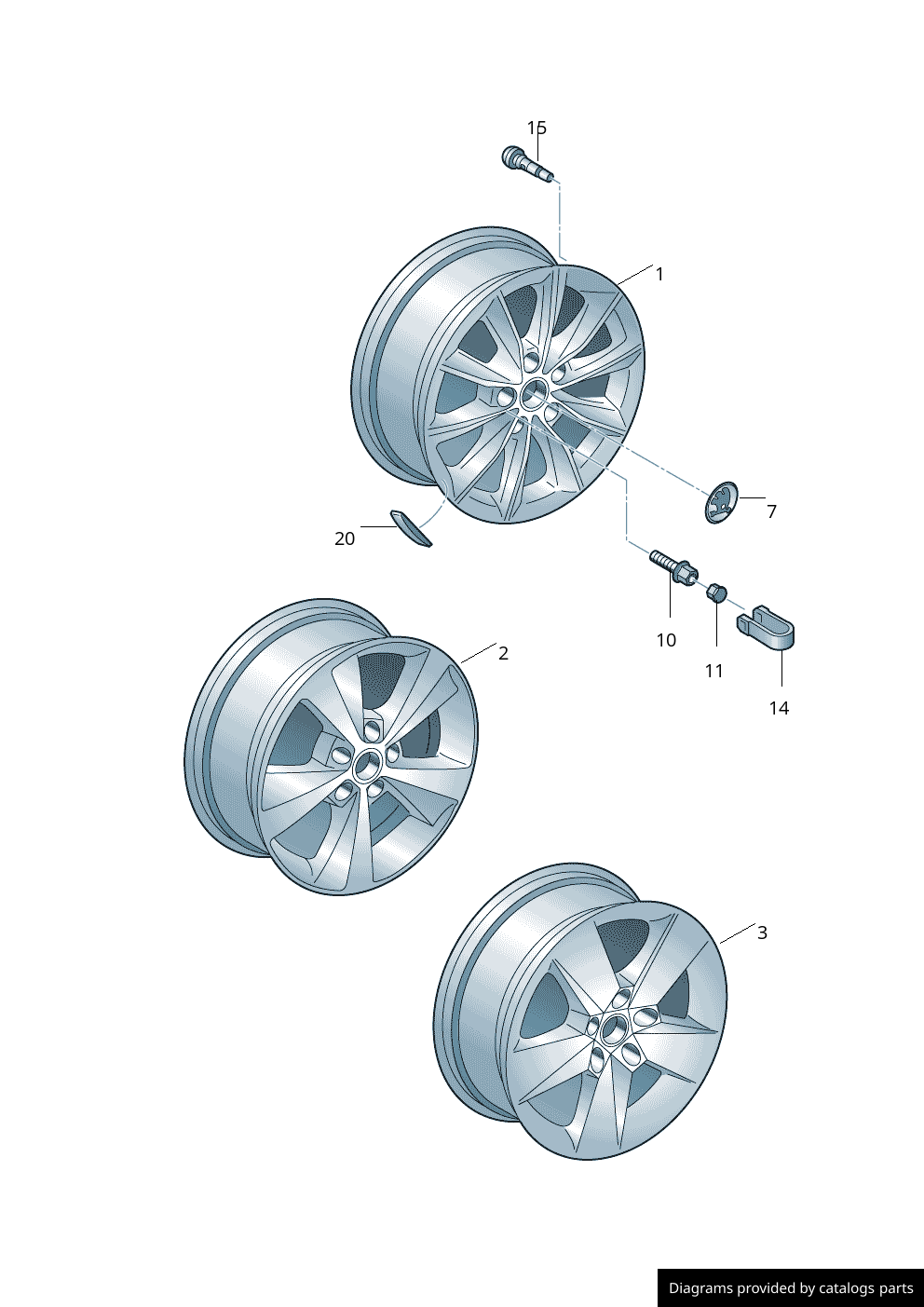 Car part diagram