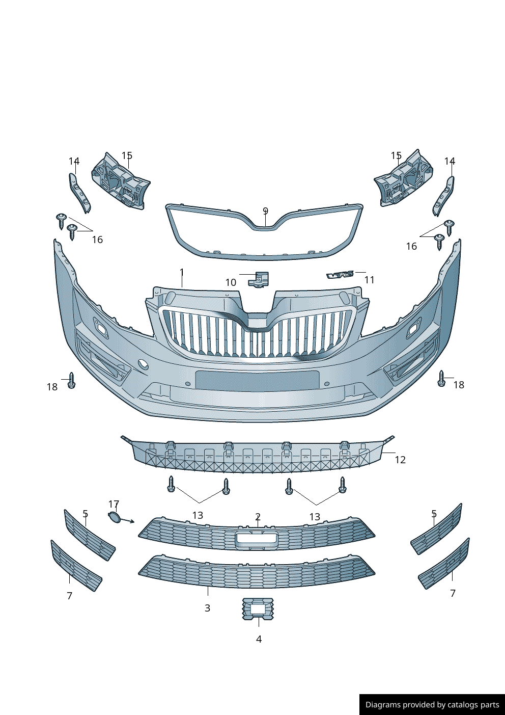 Car part diagram