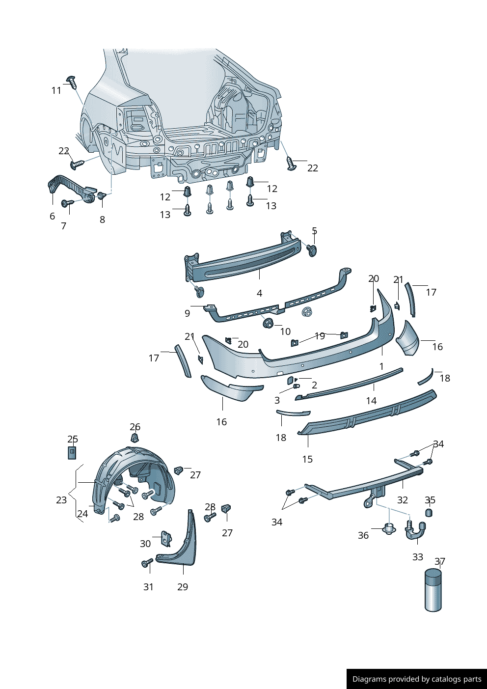 Car part diagram