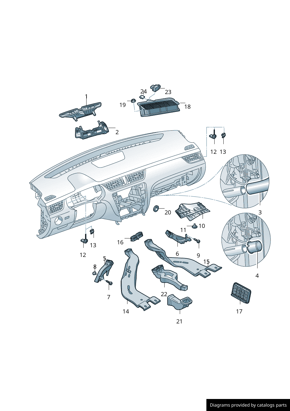 Car part diagram