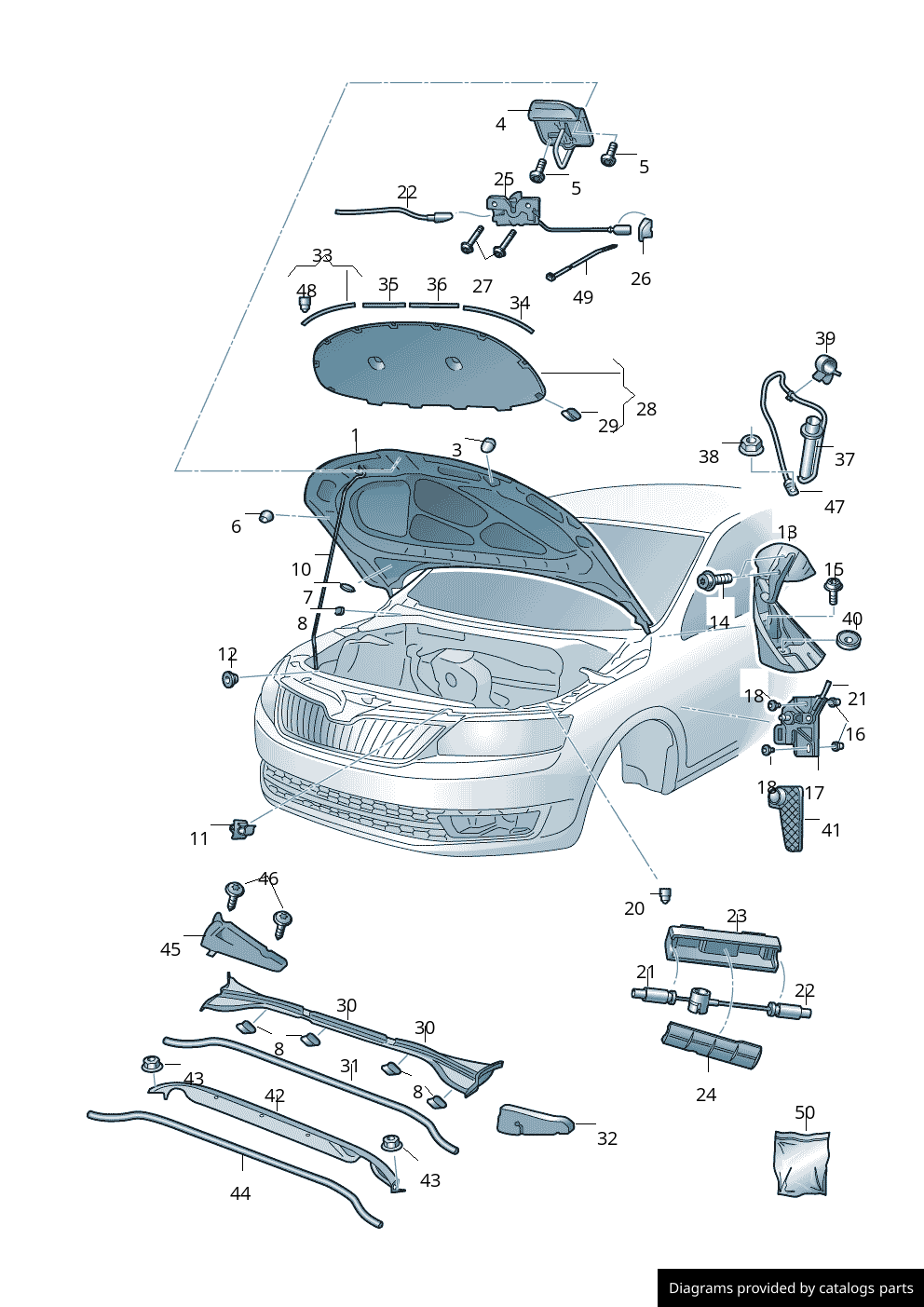 Car part diagram