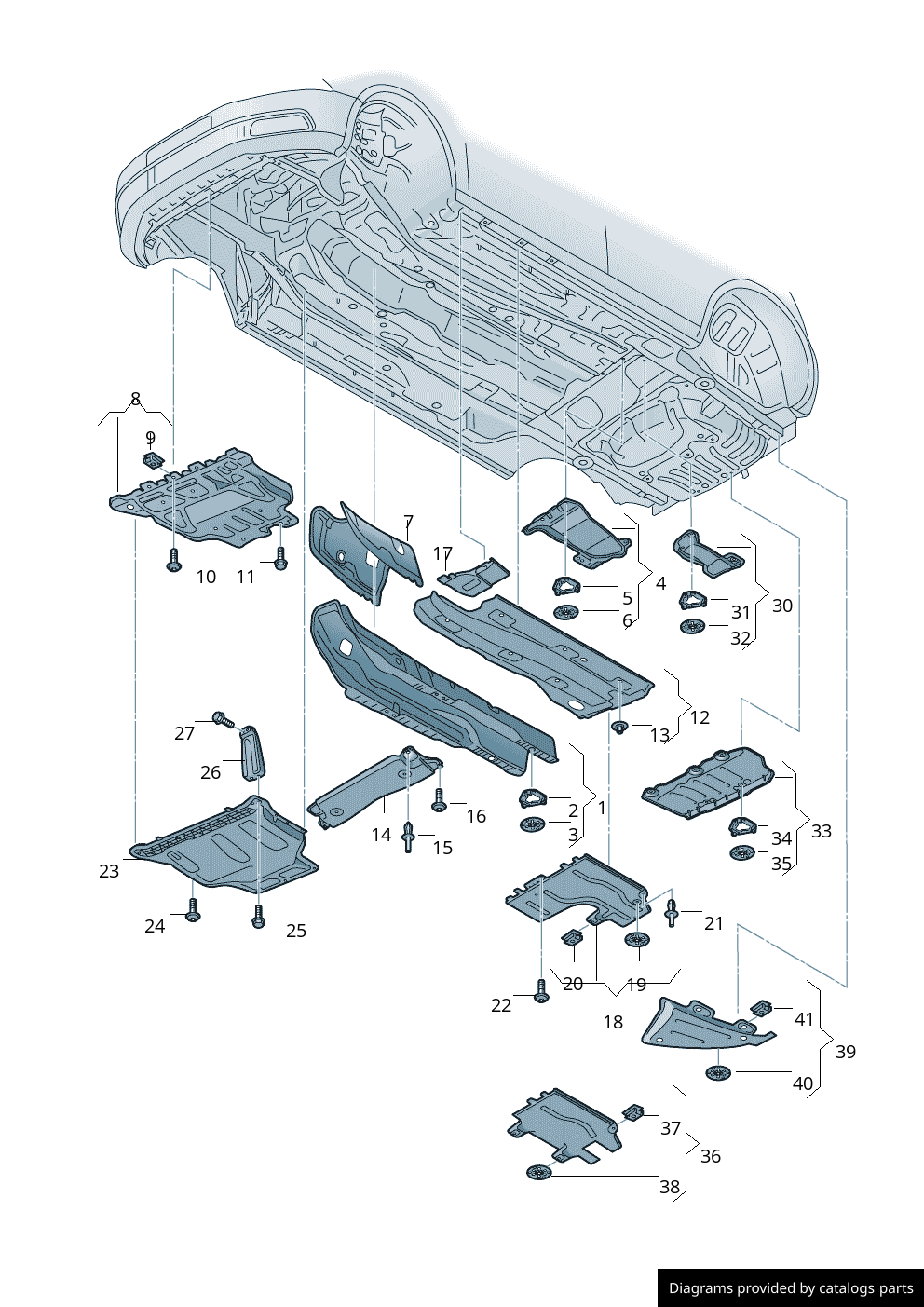 Car part diagram