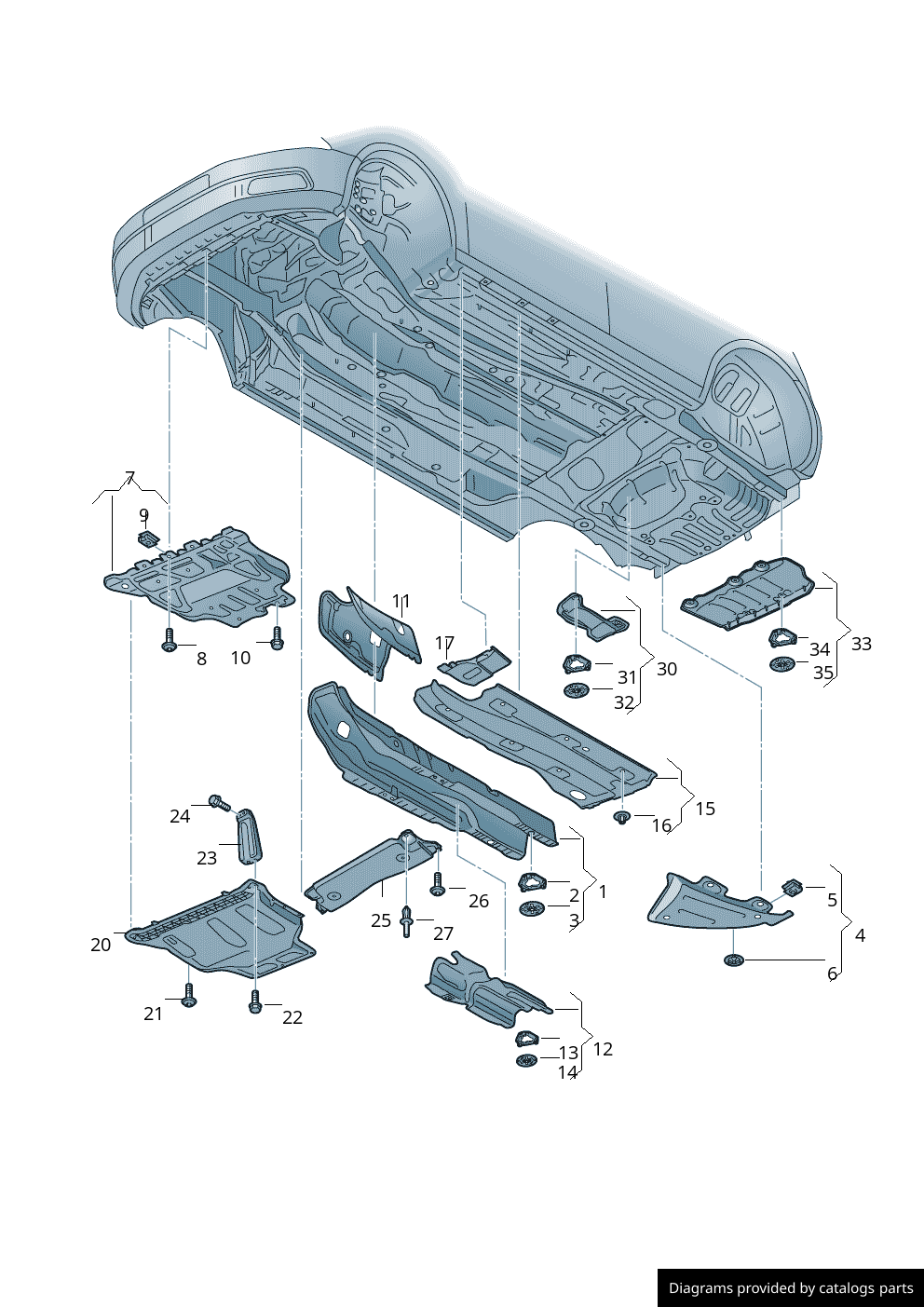 Car part diagram
