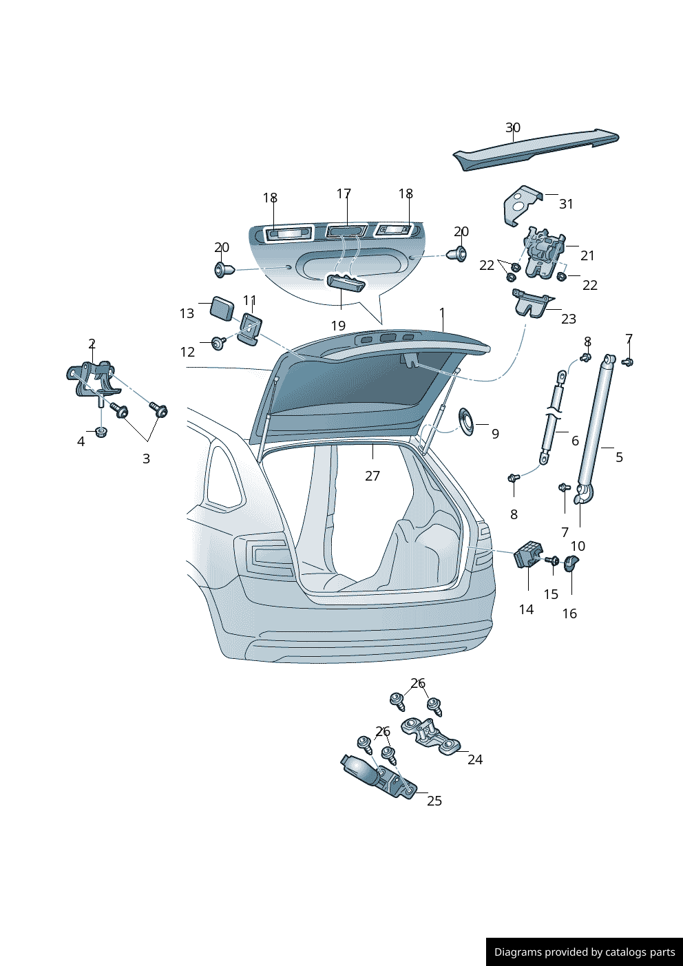 Car part diagram