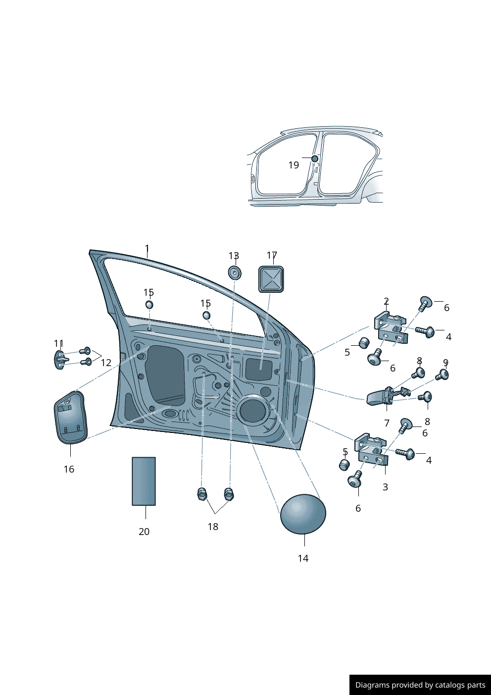 Car part diagram