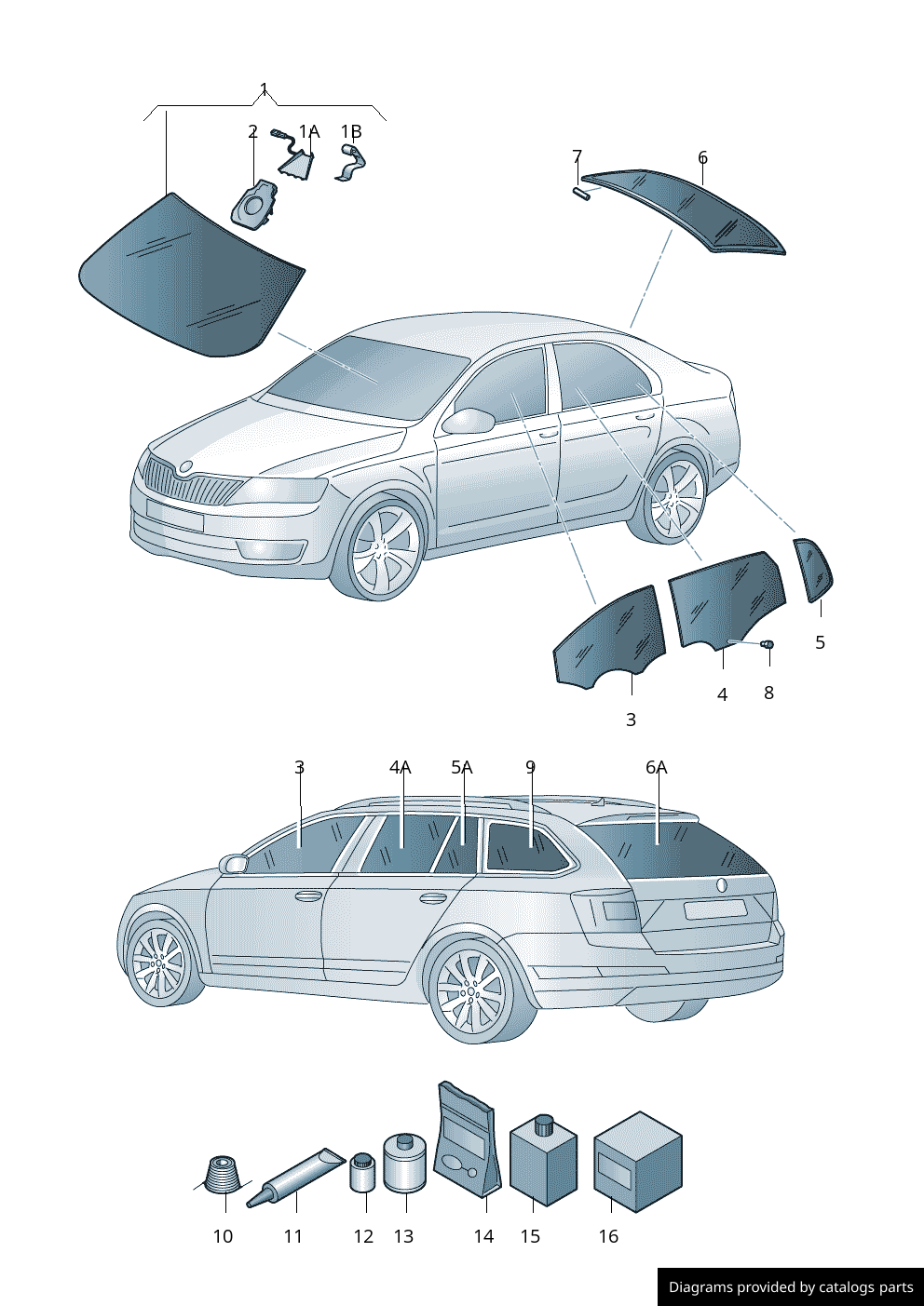 Car part diagram