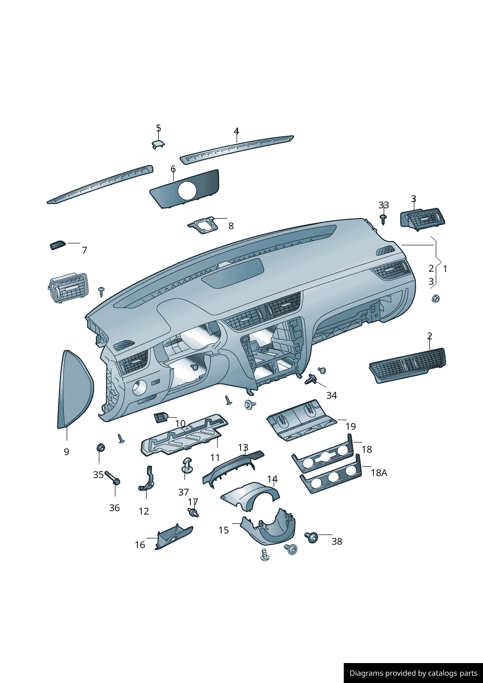 Car part diagram