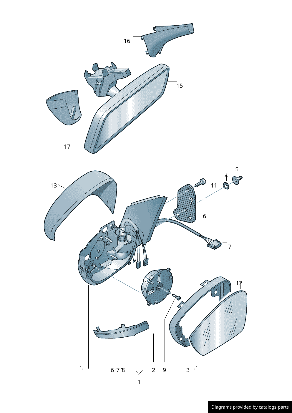 Car part diagram