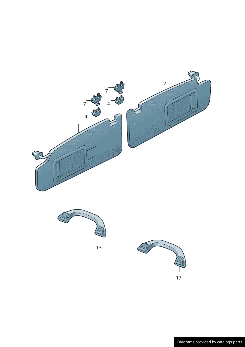 Car part diagram