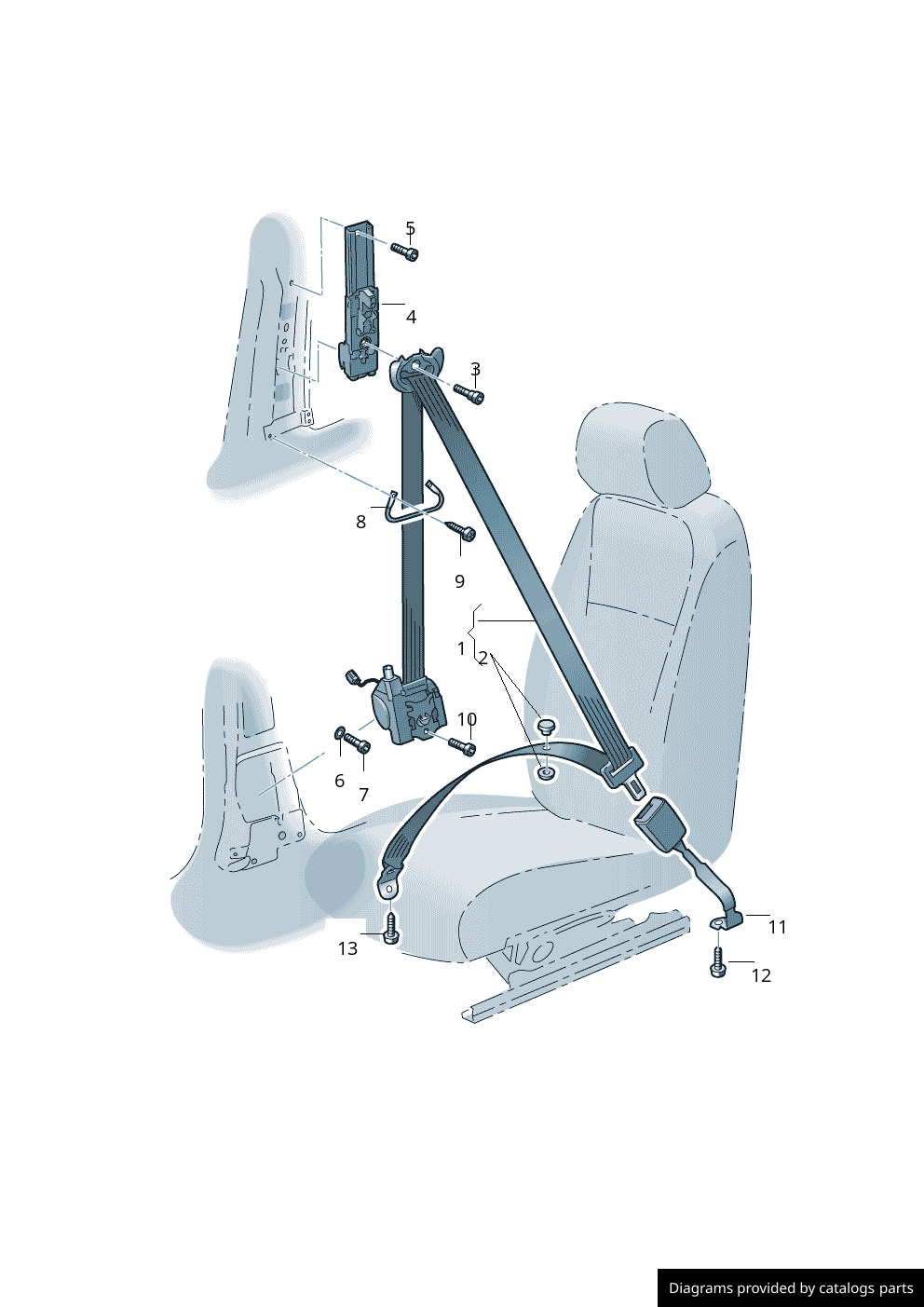 Car part diagram