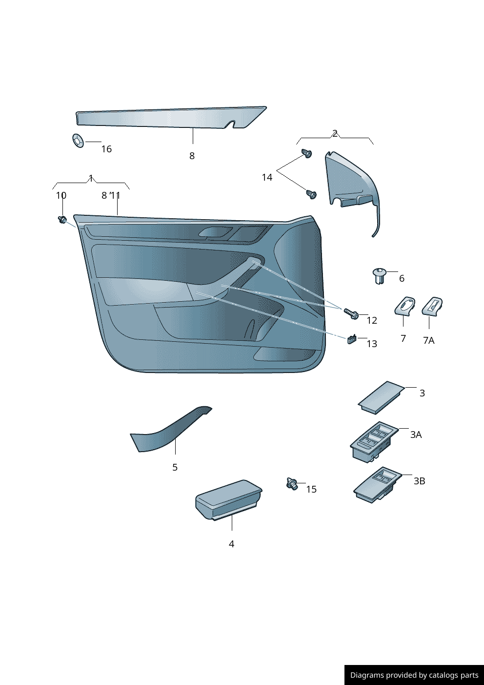 Car part diagram