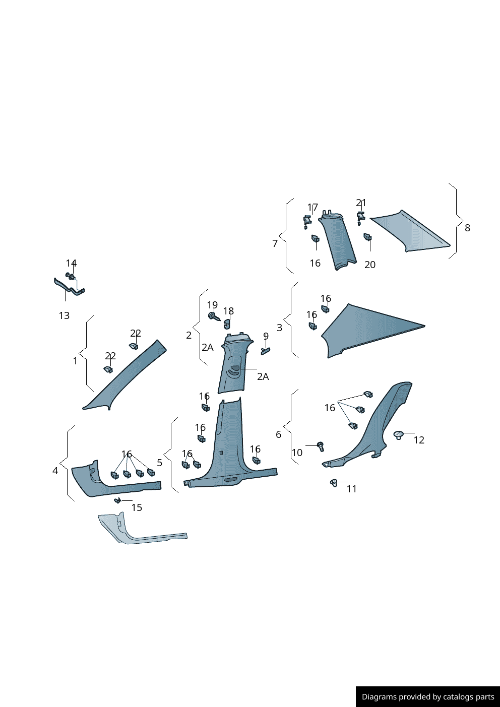 Car part diagram