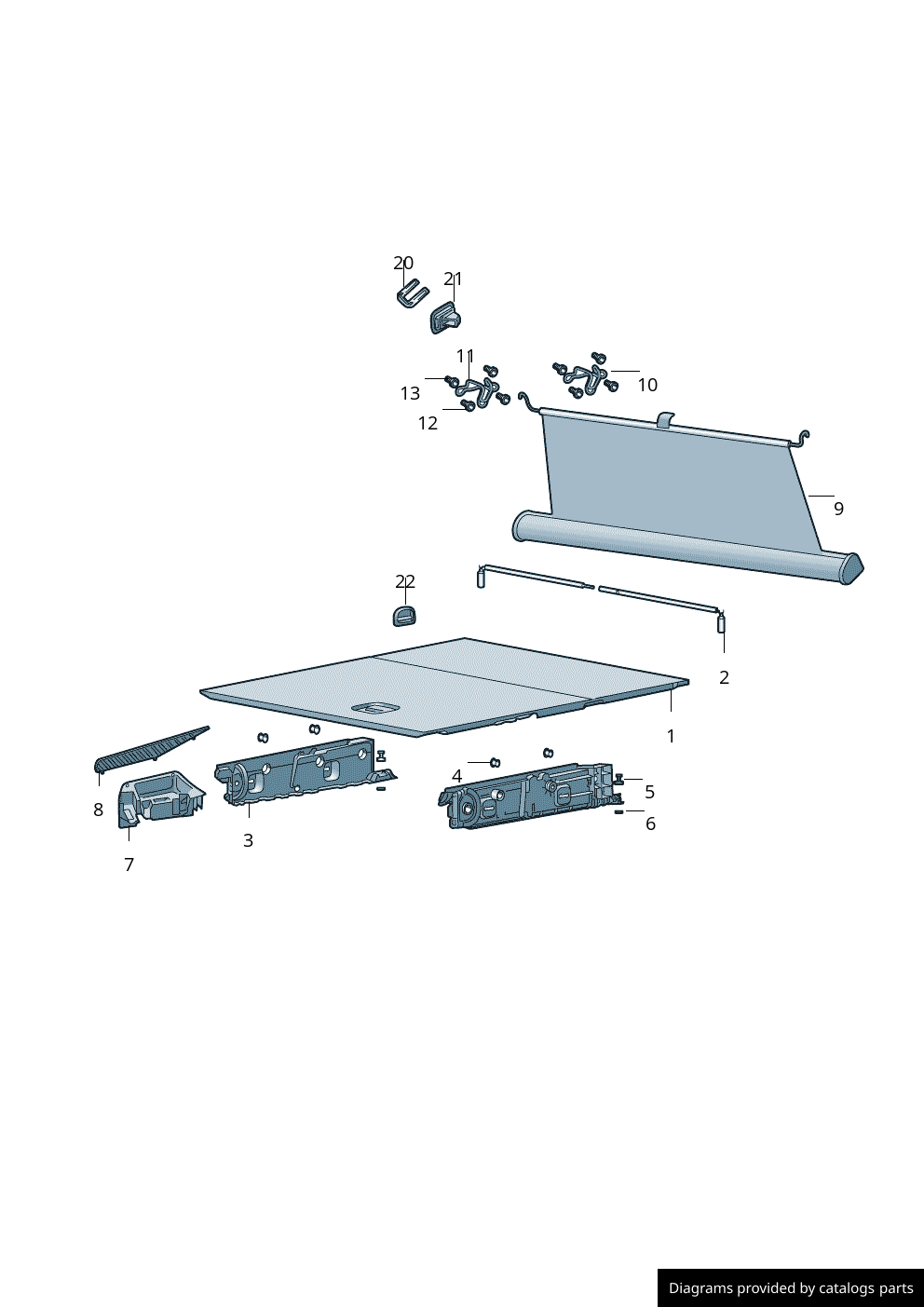 Car part diagram
