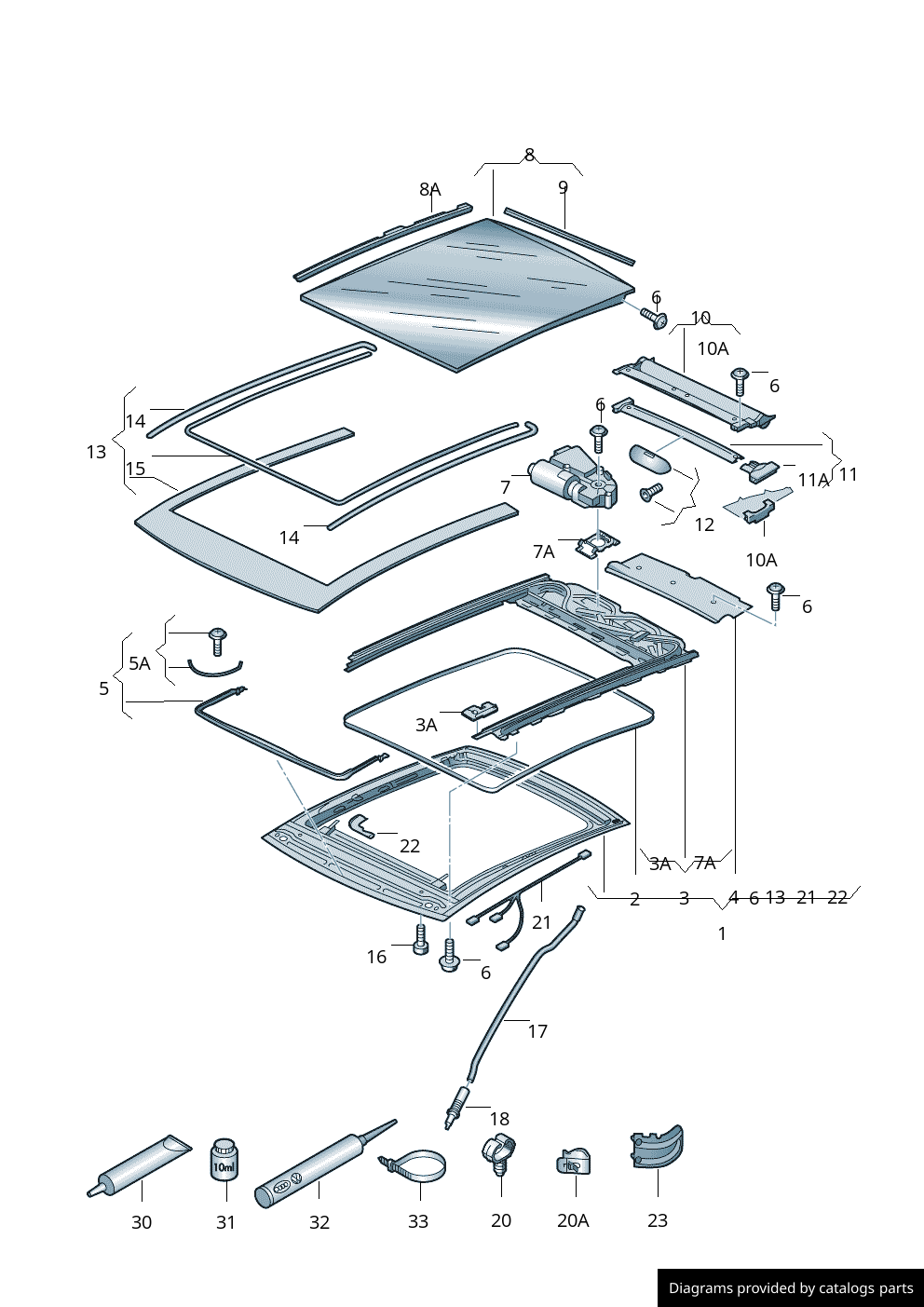 Car part diagram