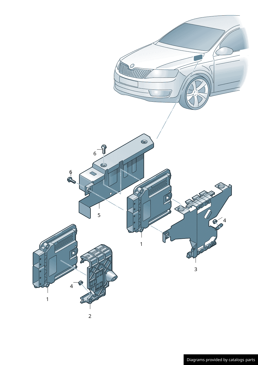 Car part diagram