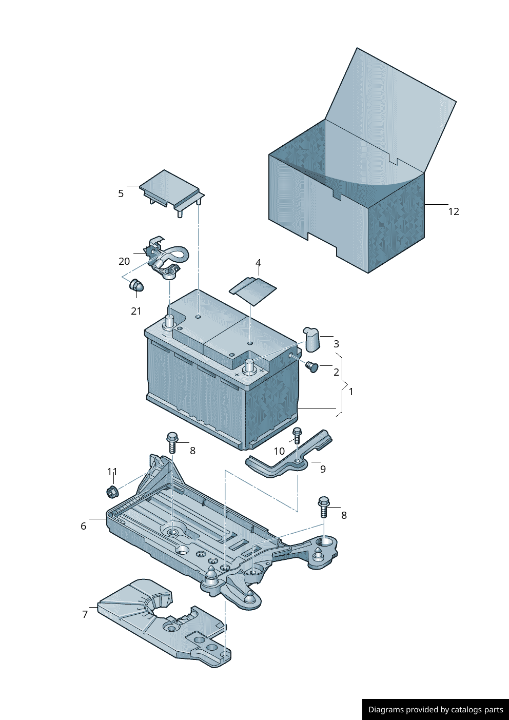 Car part diagram