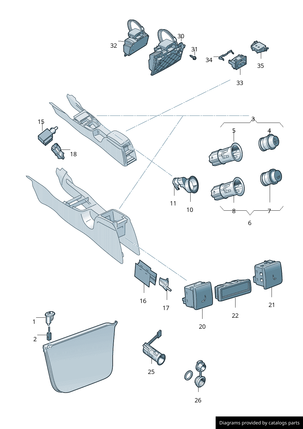 Car part diagram