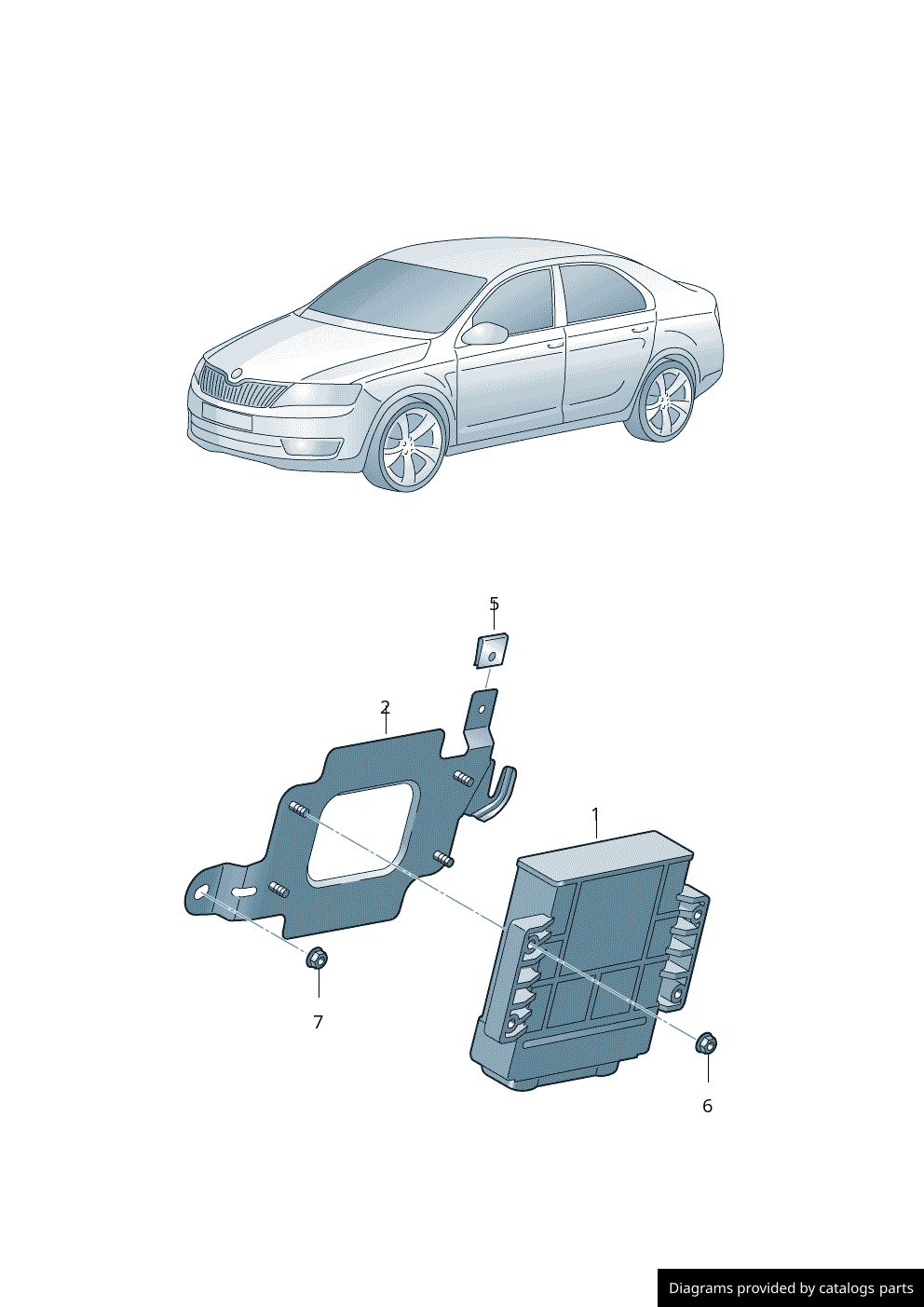 Car part diagram