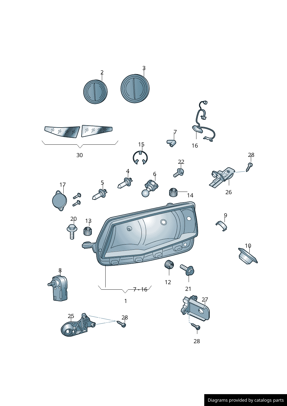 Car part diagram