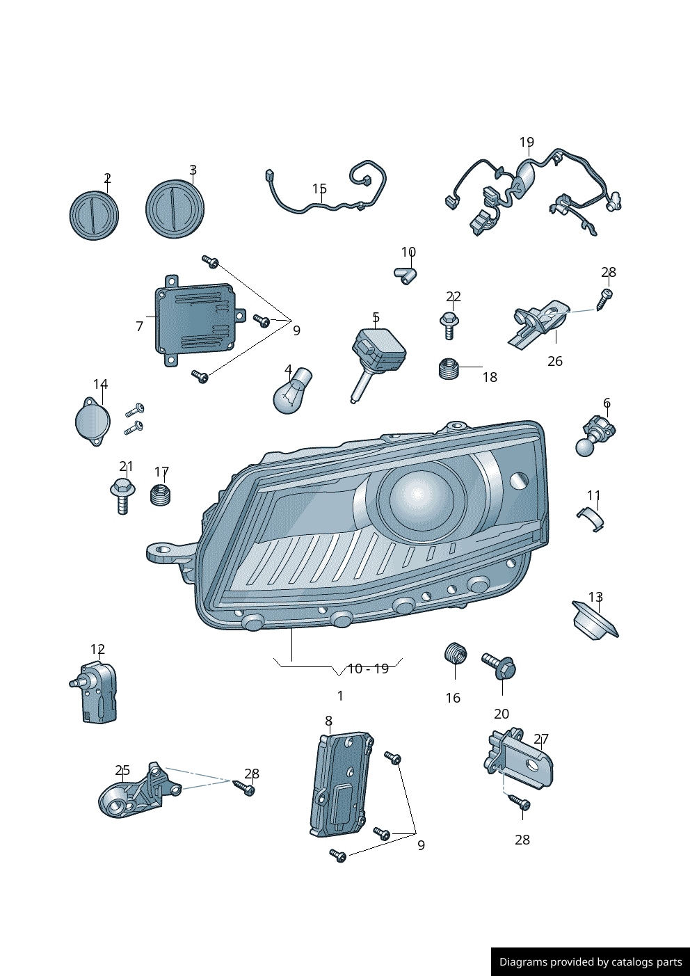 Car part diagram