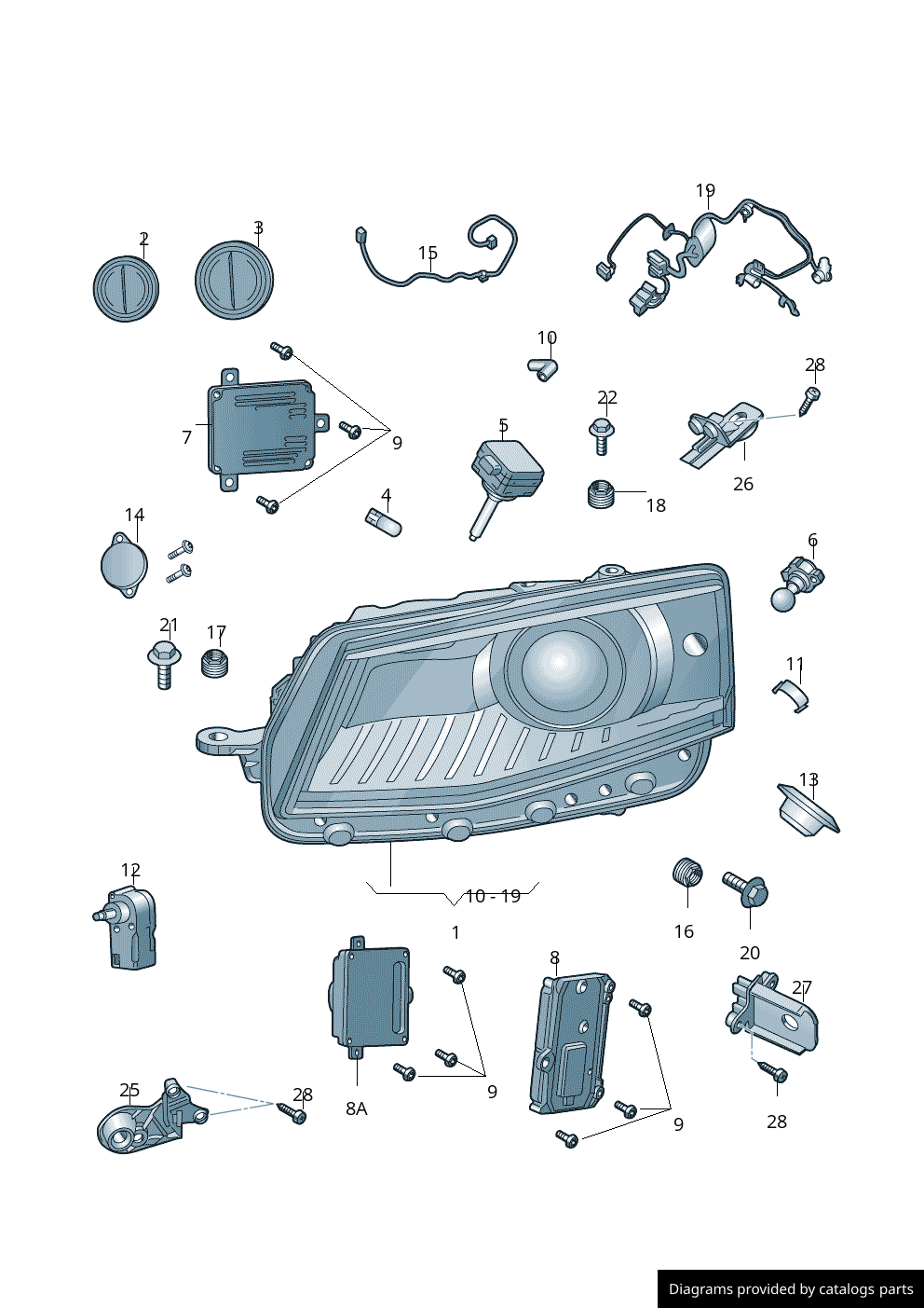 Car part diagram