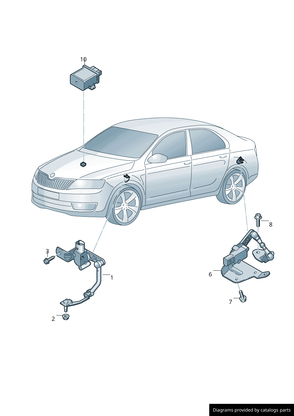 Car part diagram