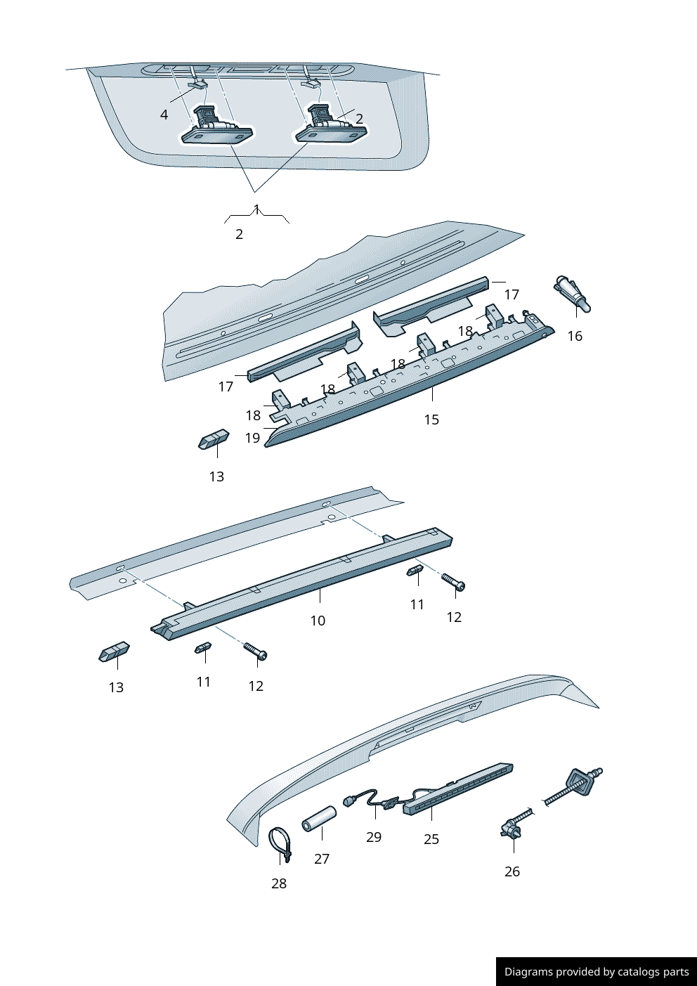 Car part diagram