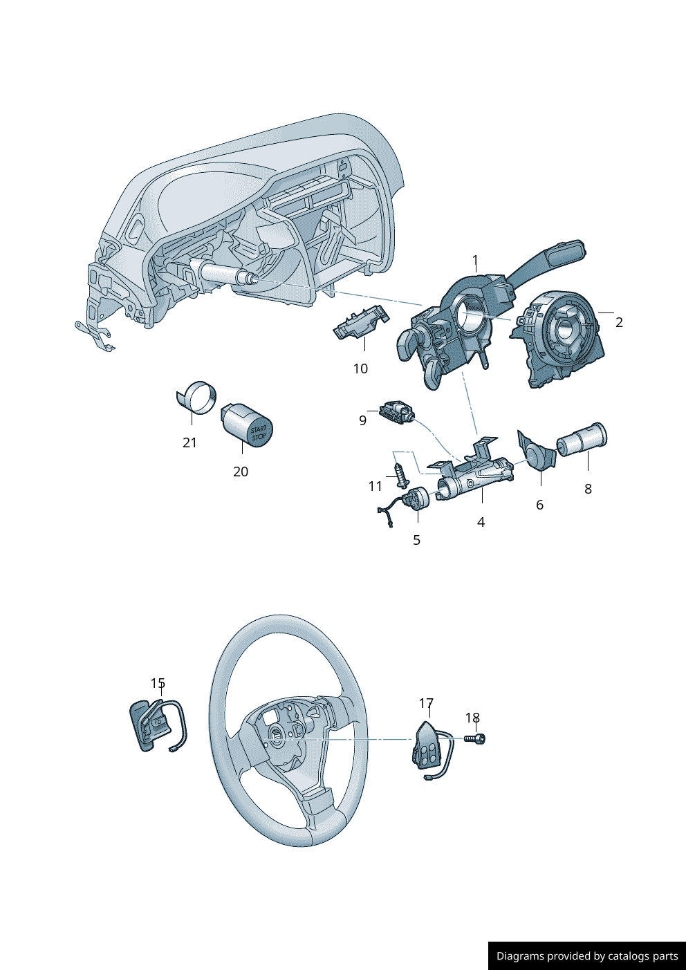 Car part diagram