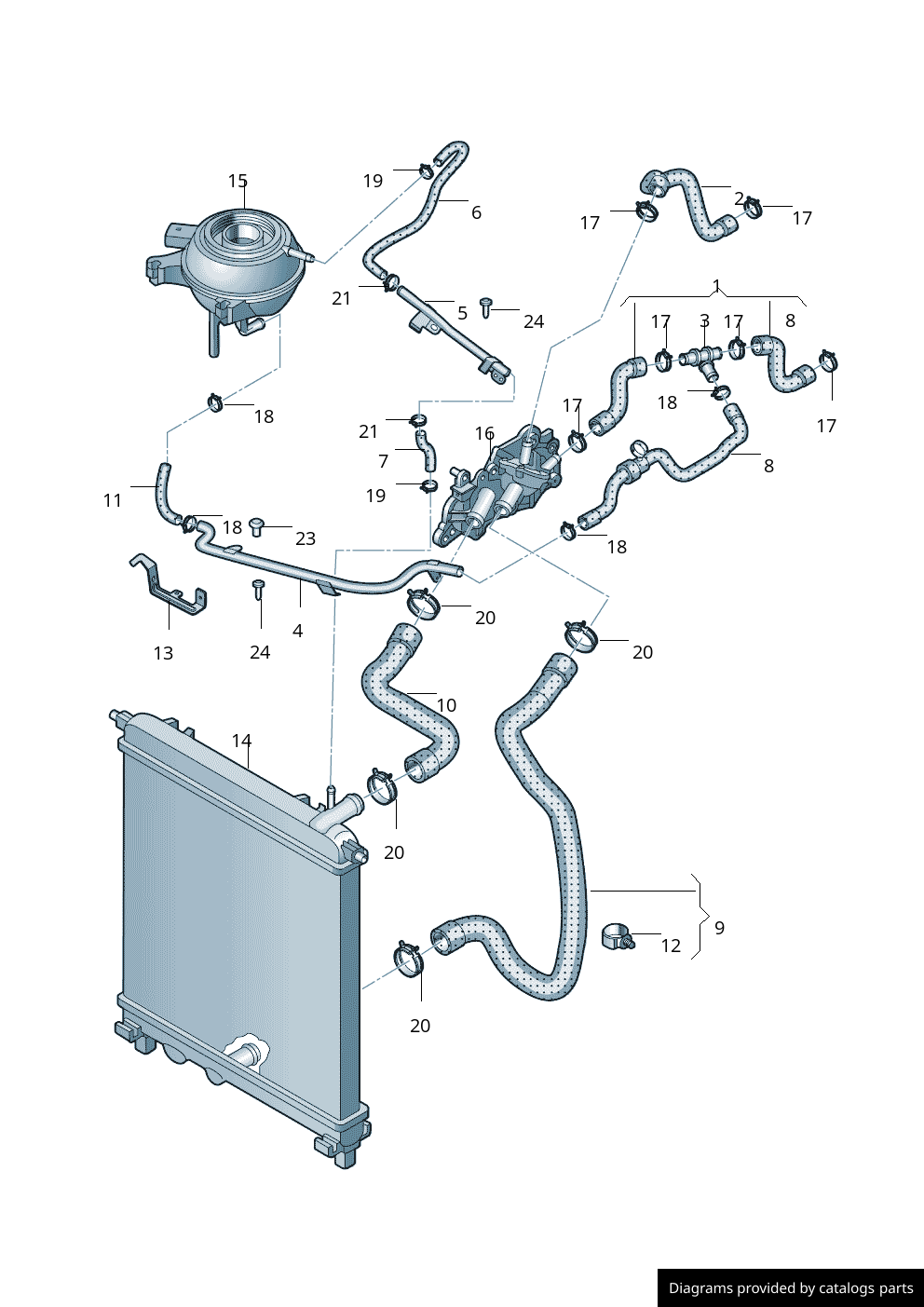 Car part diagram