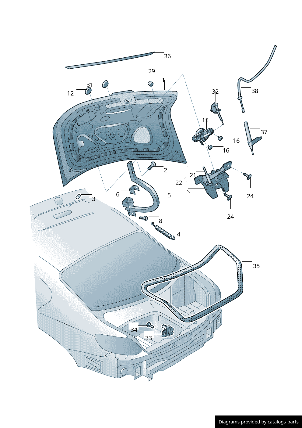 Car part diagram