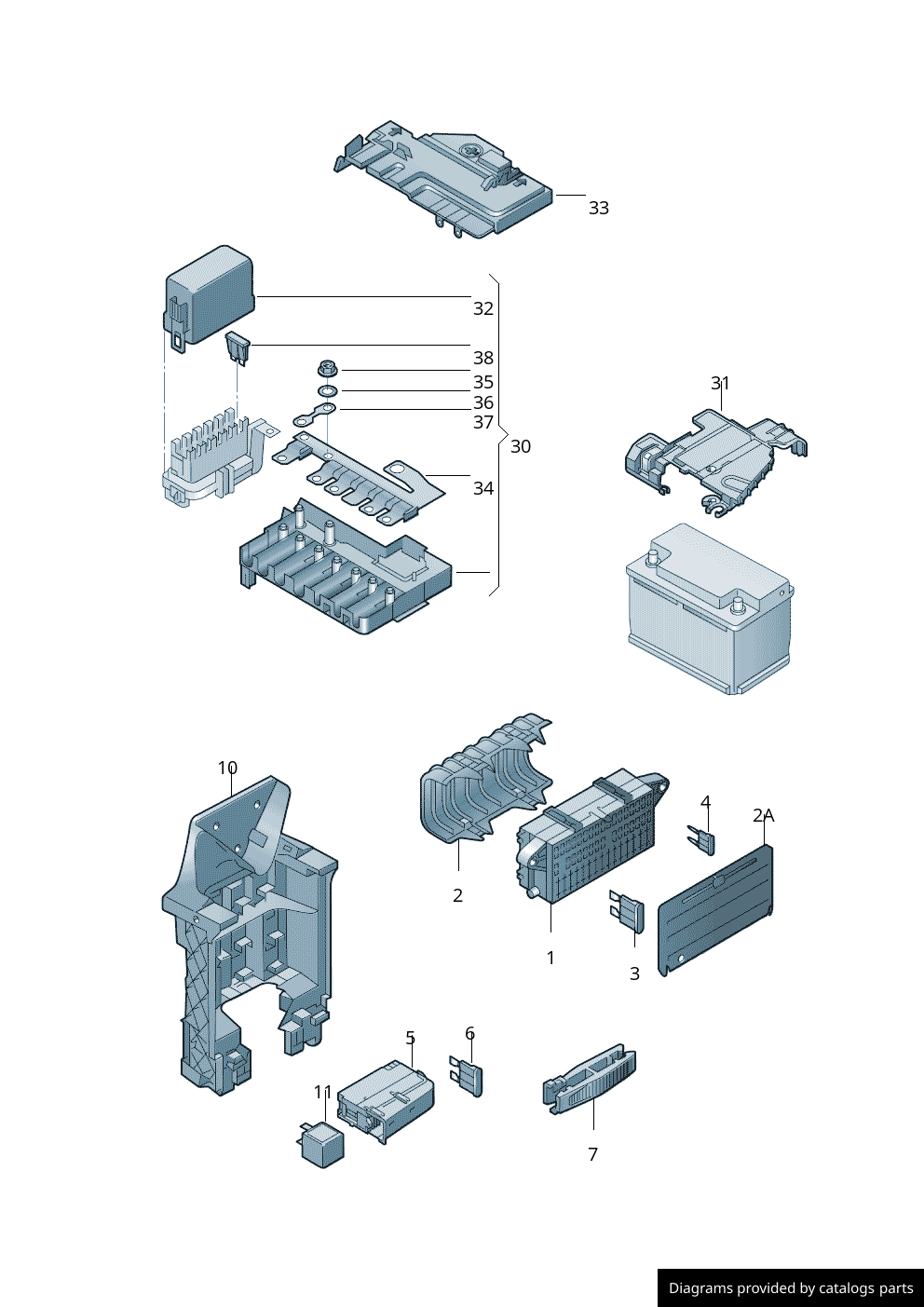 Car part diagram