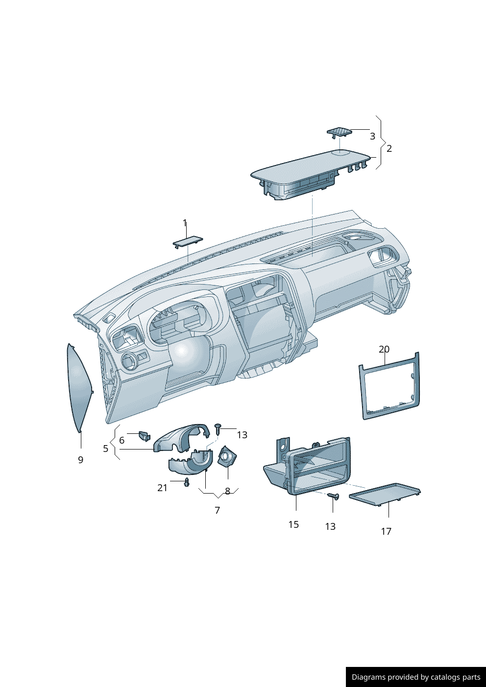Car part diagram