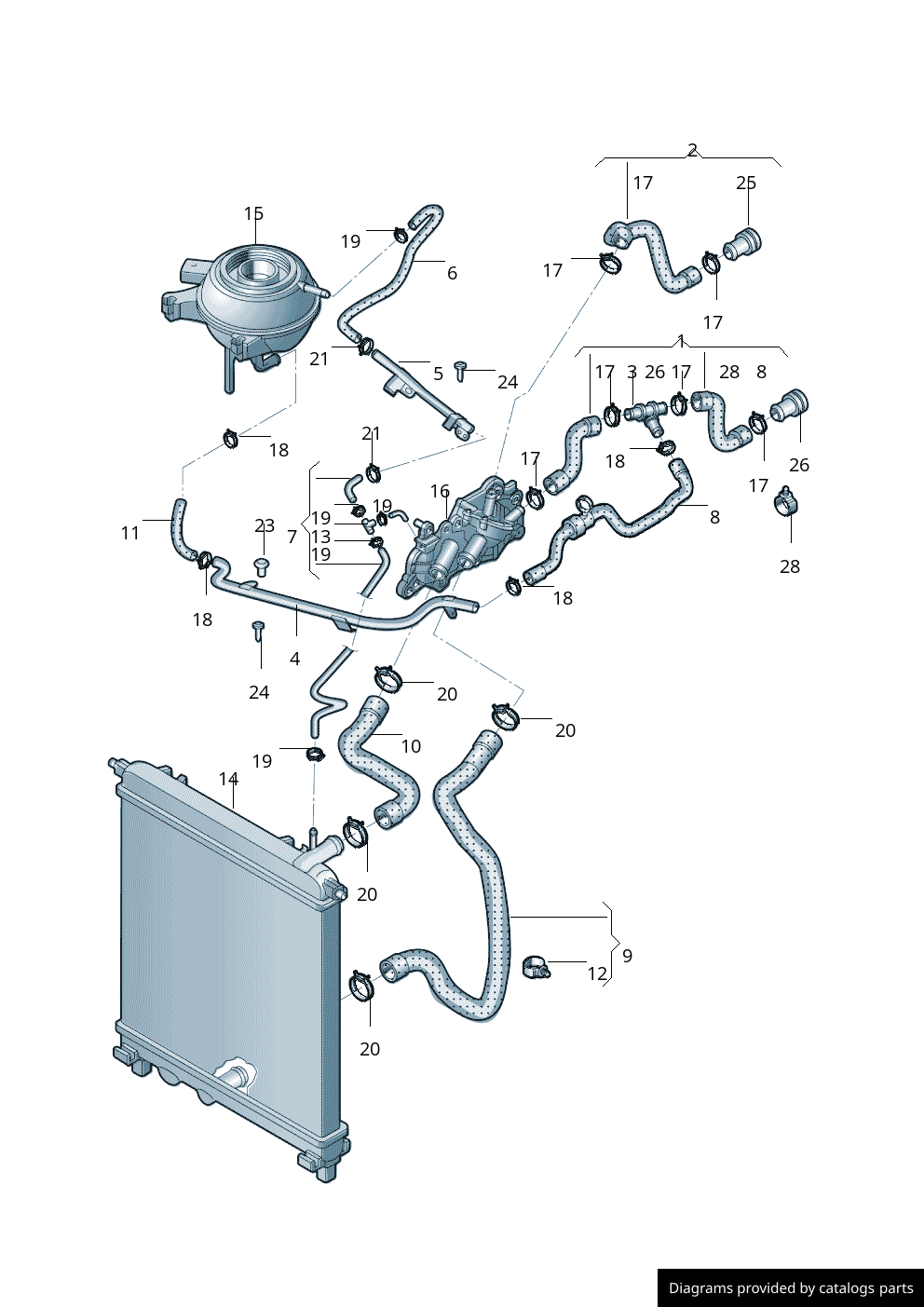 Car part diagram