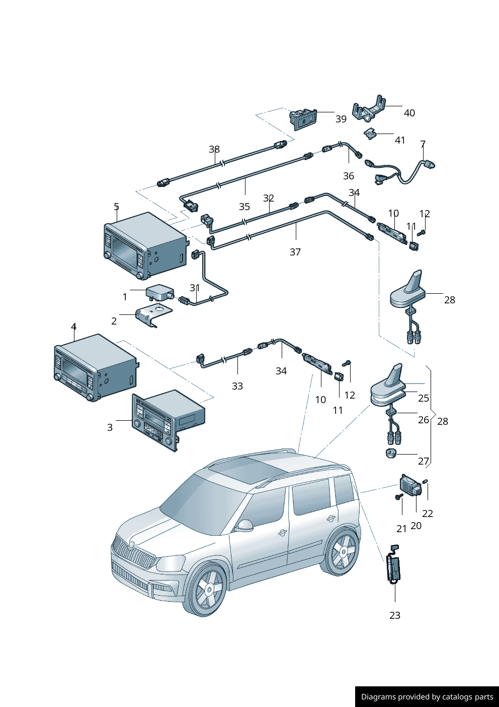 Car part diagram