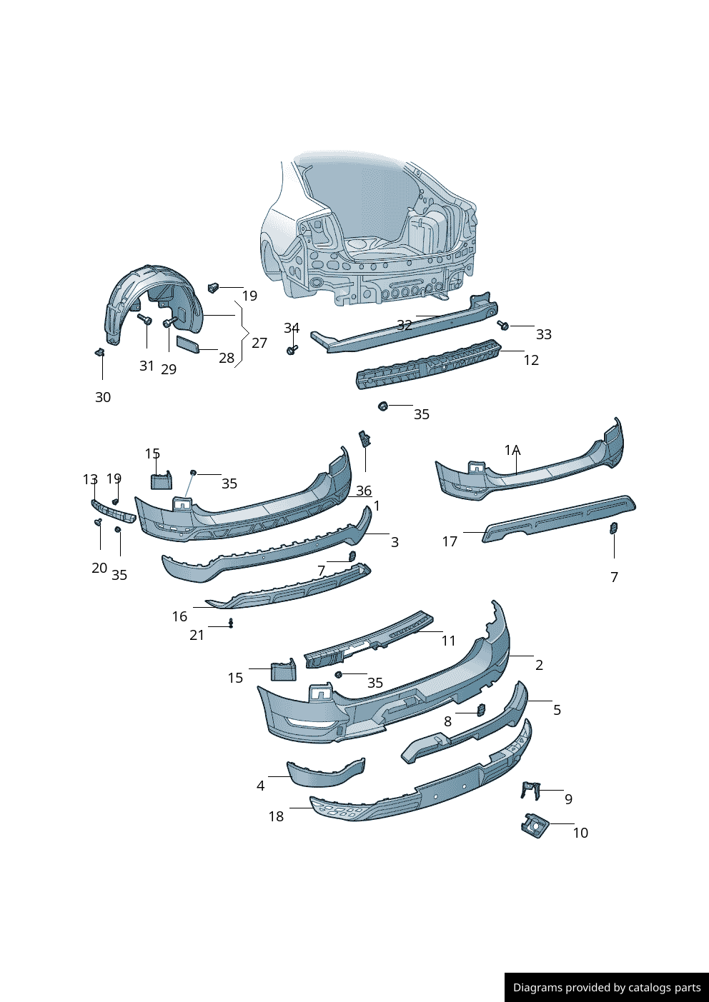 Car part diagram
