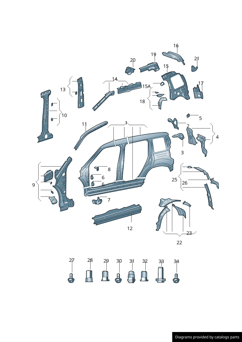Car part diagram