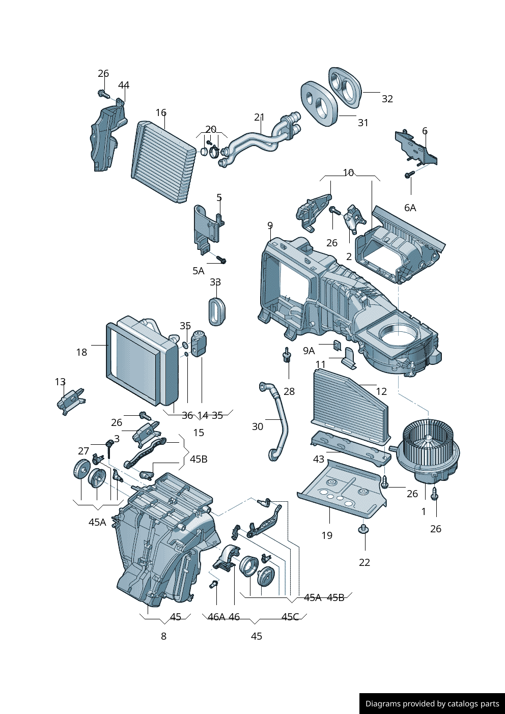 Car part diagram