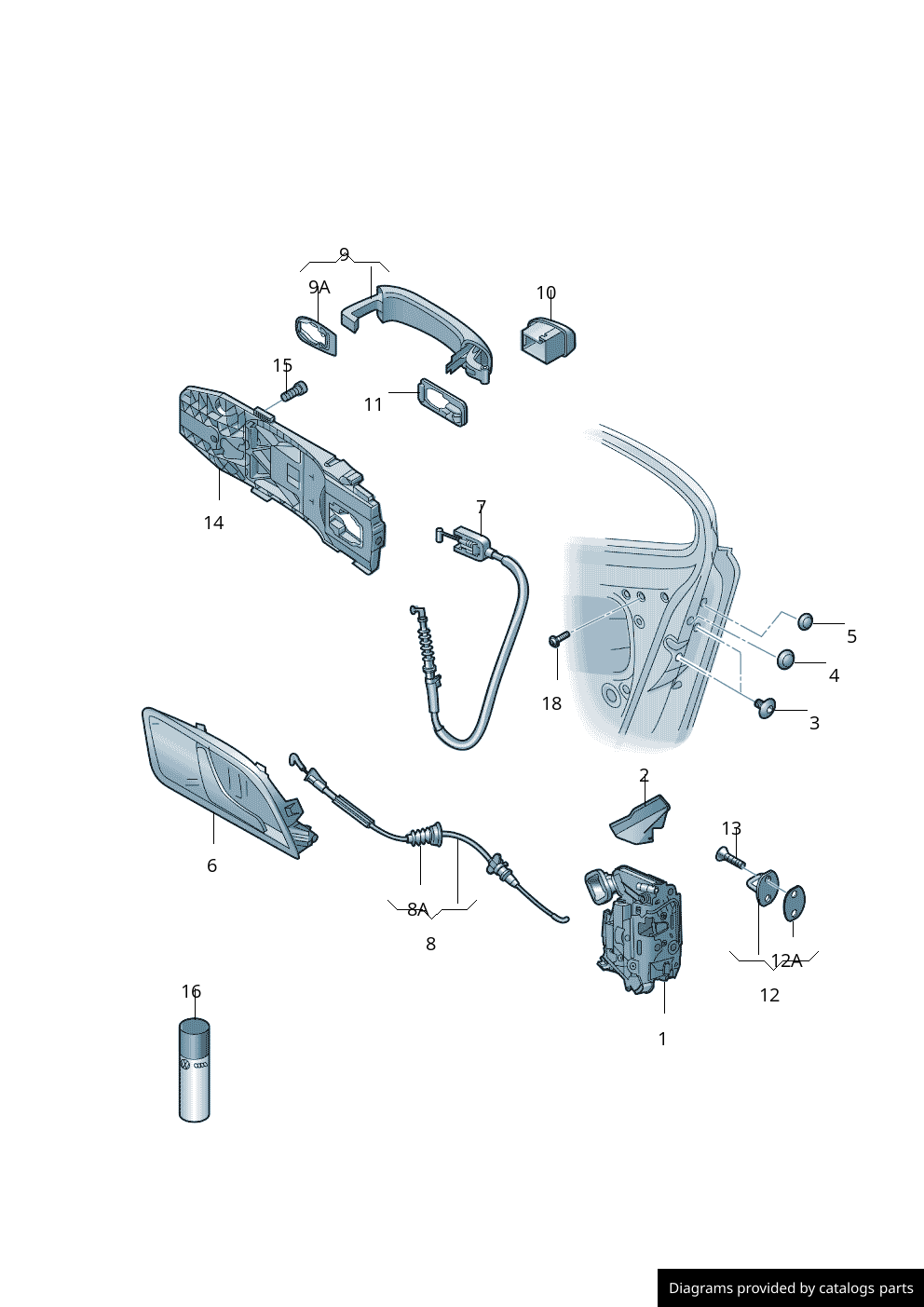 Car part diagram
