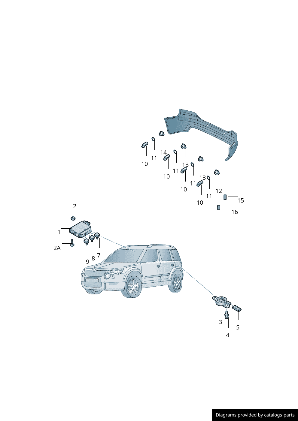 Car part diagram