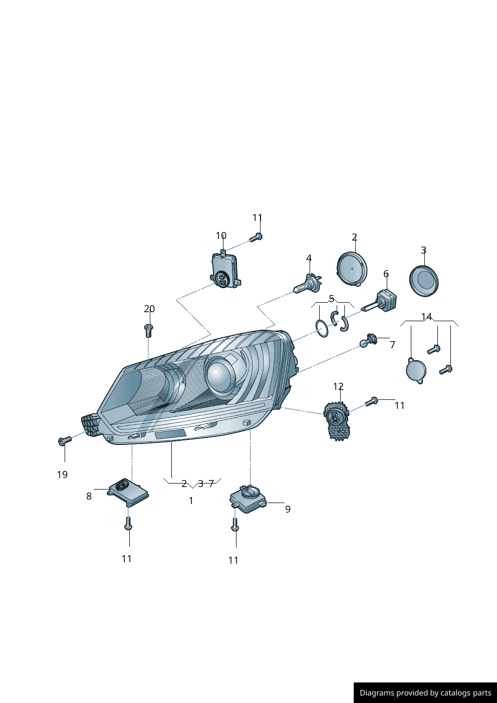 Car part diagram
