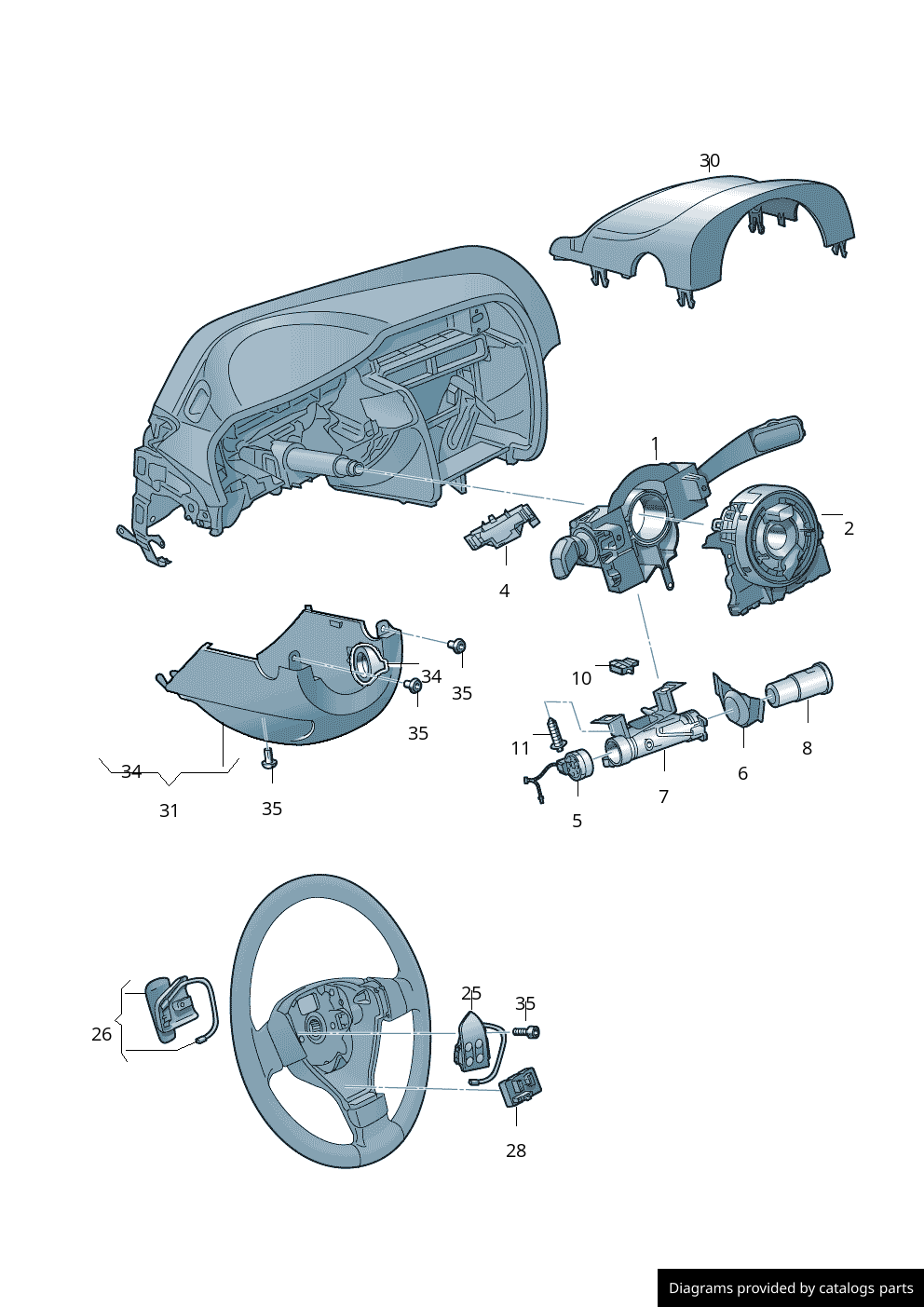 Car part diagram