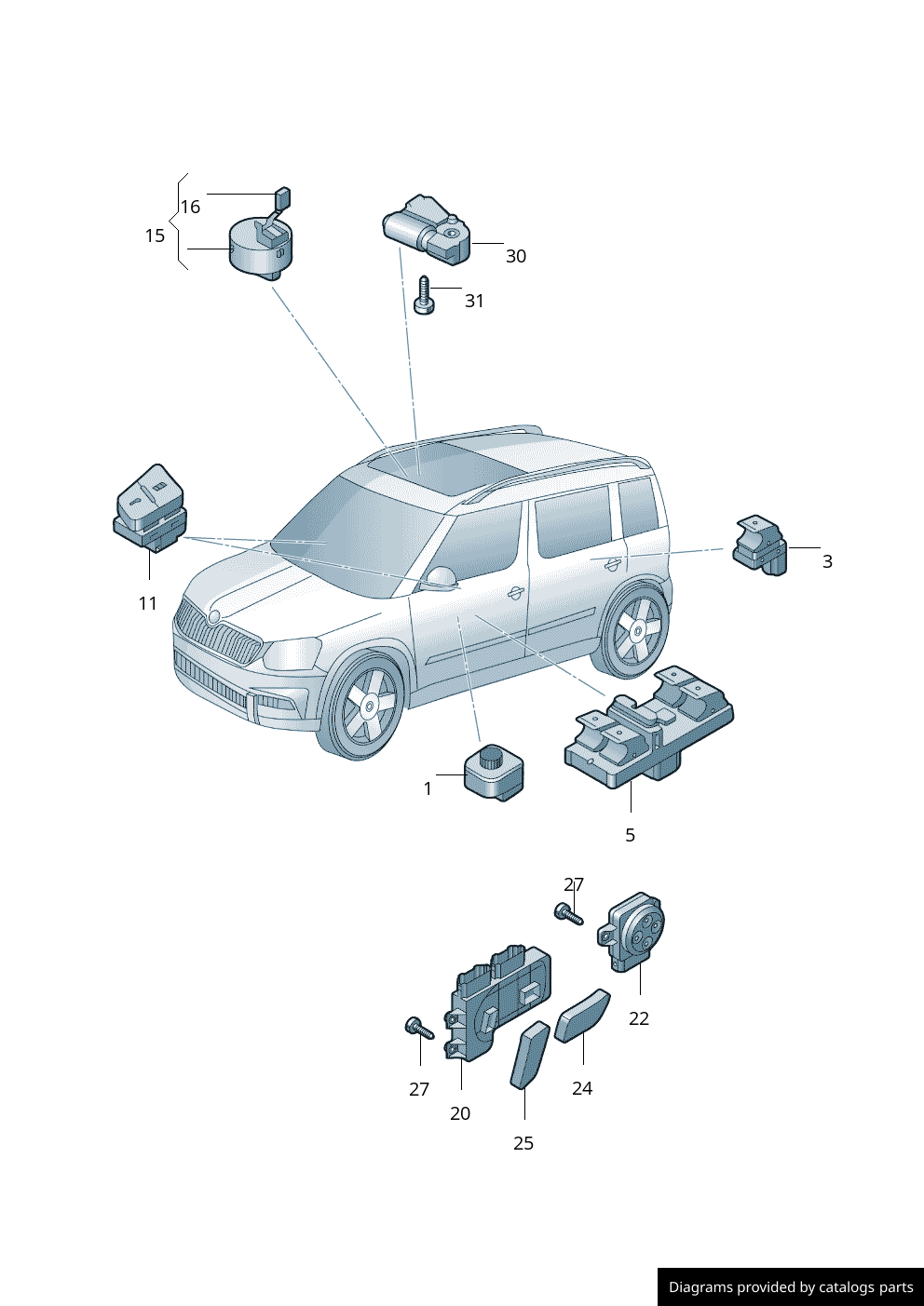Car part diagram