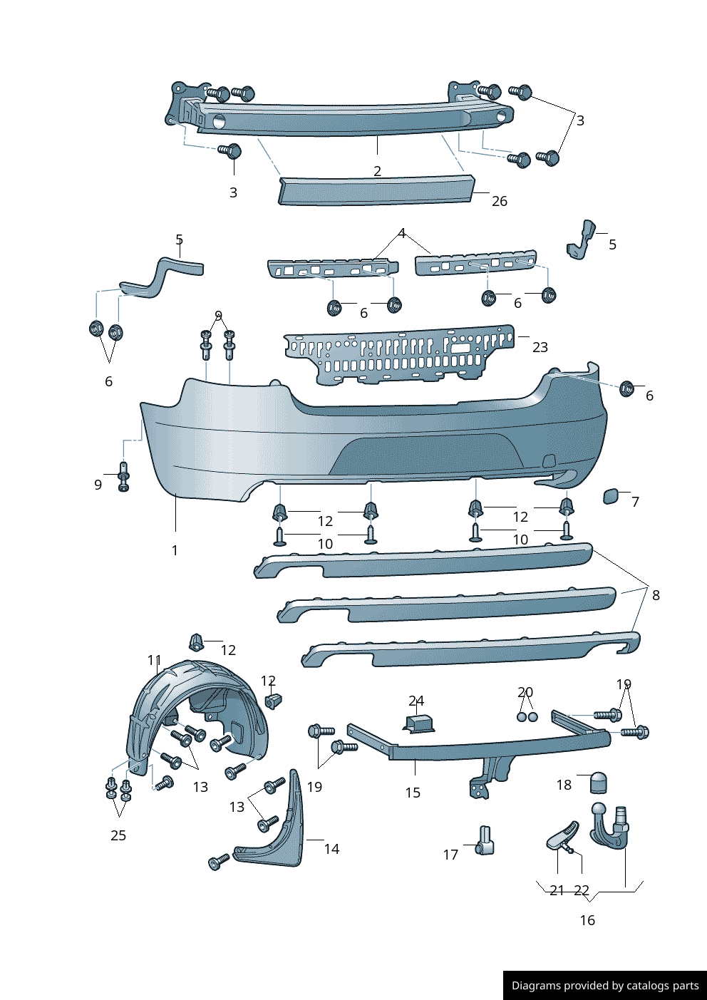 Car part diagram
