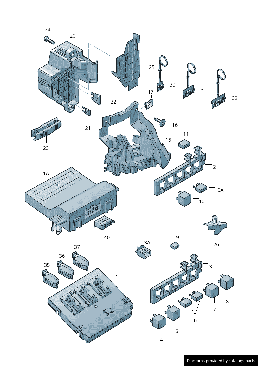 Car part diagram