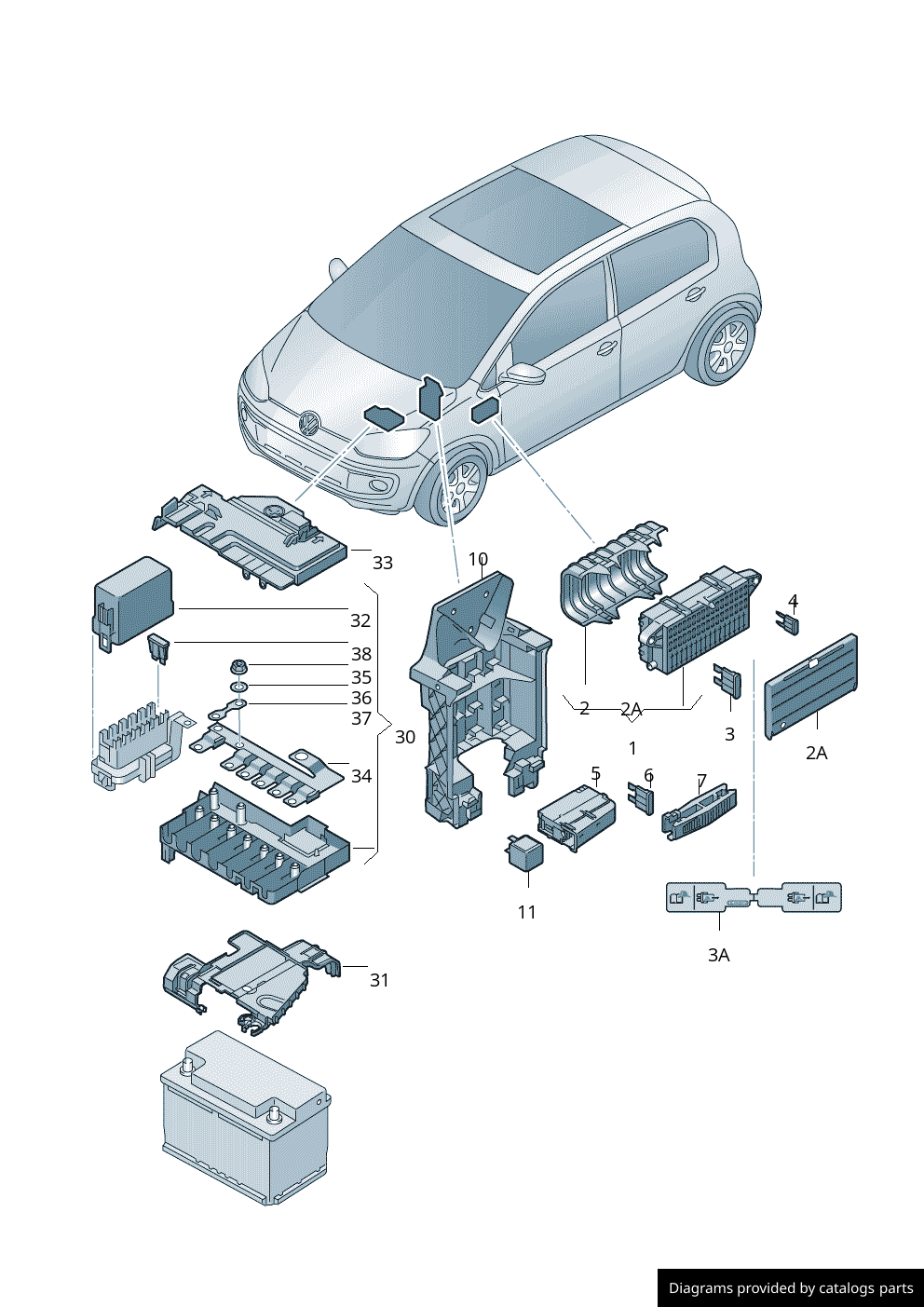 Car part diagram