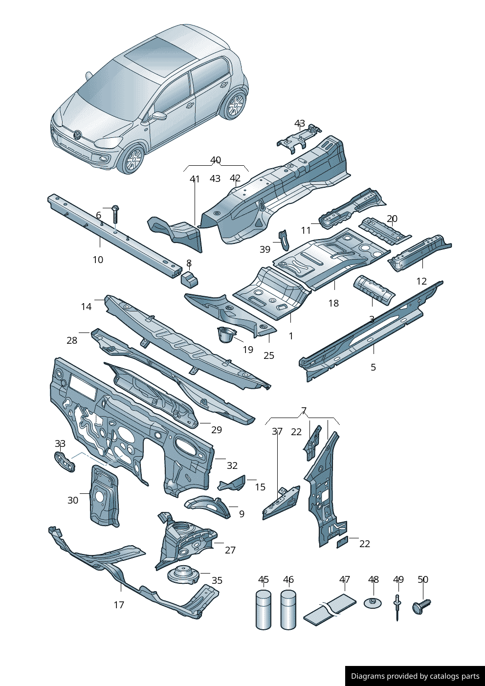 Car part diagram
