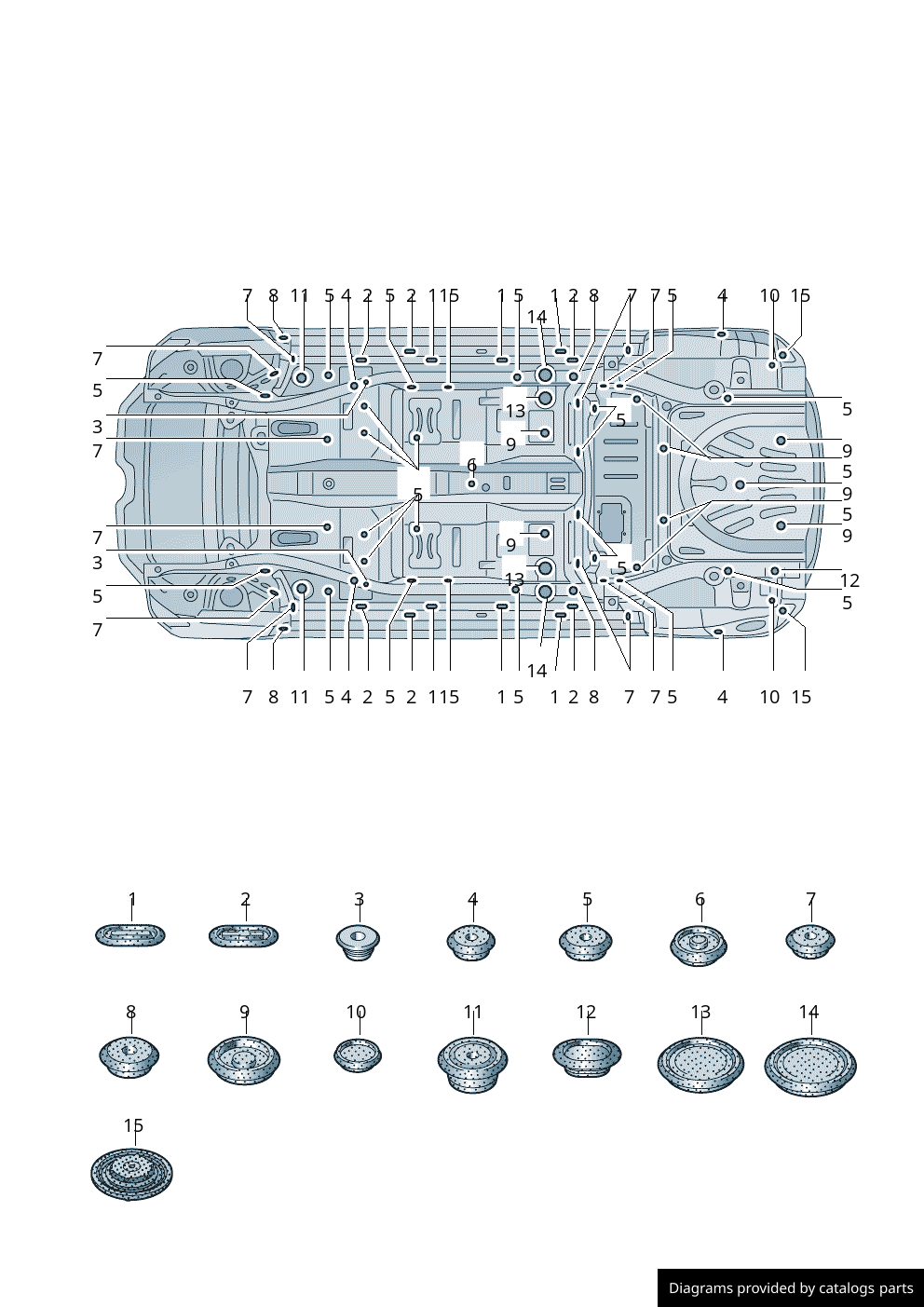 Car part diagram