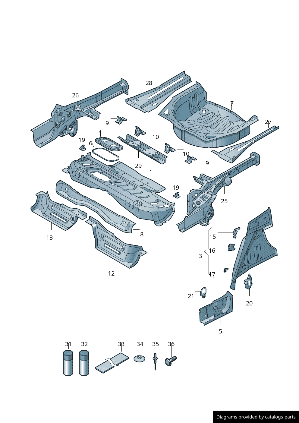 Car part diagram