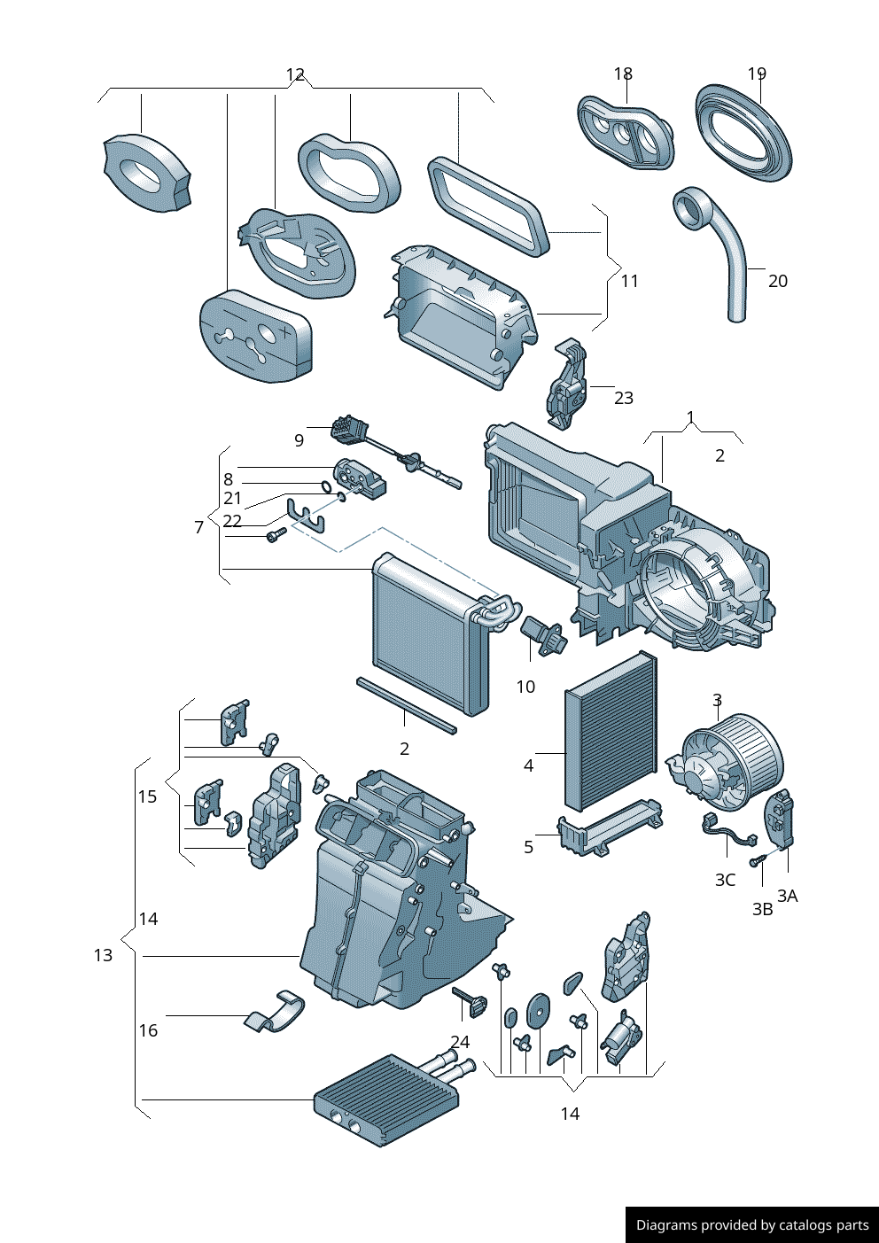 Car part diagram