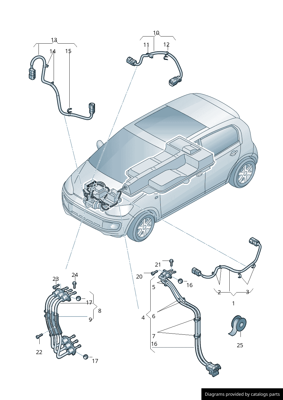 Car part diagram